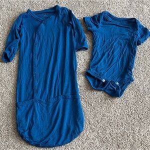 Kyte BABY Sapphire Bundler (0-3) and Bodysuit (NB)